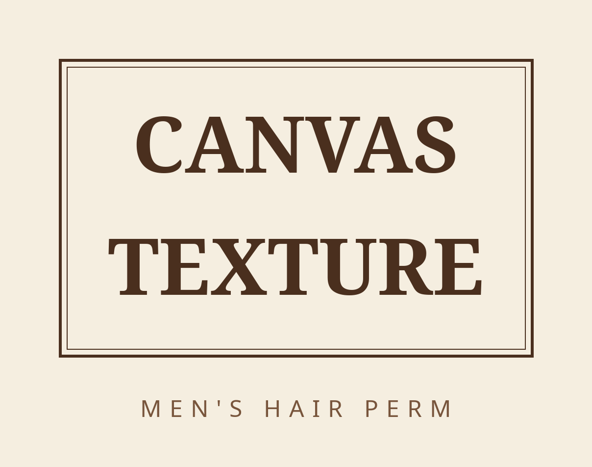 Canvas Texture 中環男士電髮 Logo
