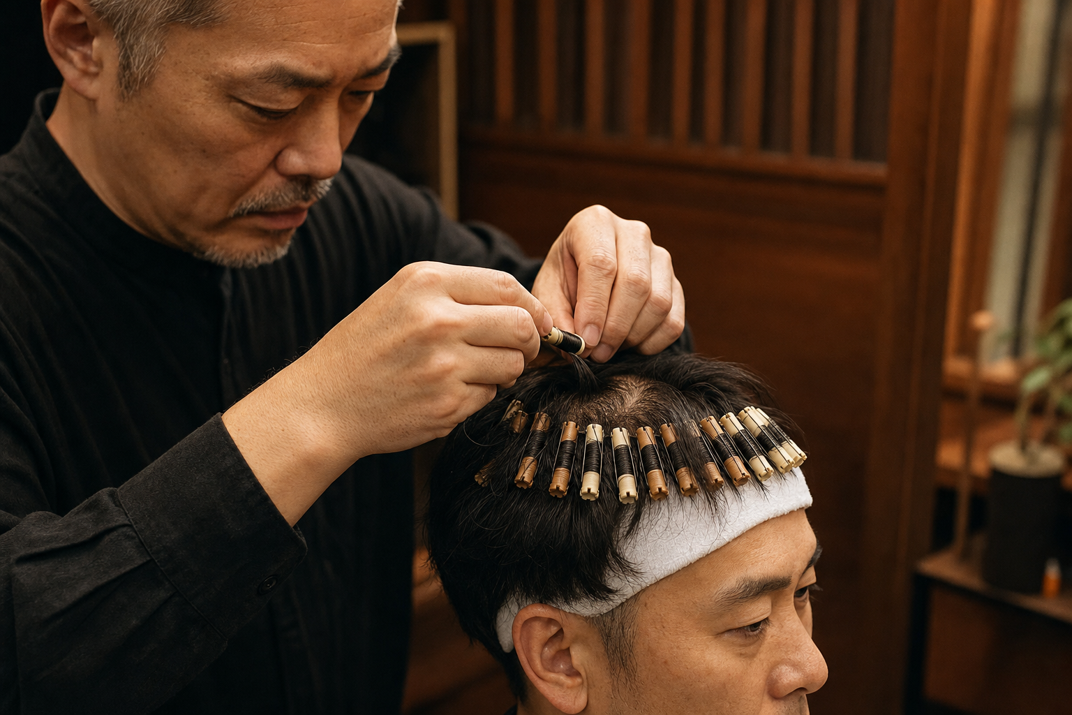 髮量少電髮髮根增量特寫 thin hair perm root lift — Canvas Texture